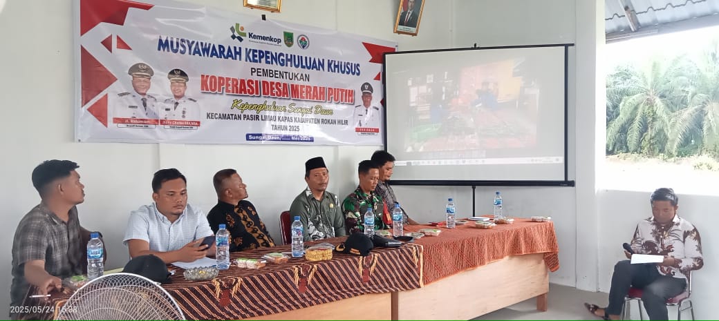 Musyawarah memilih Sarman sebagai ketua koperasi